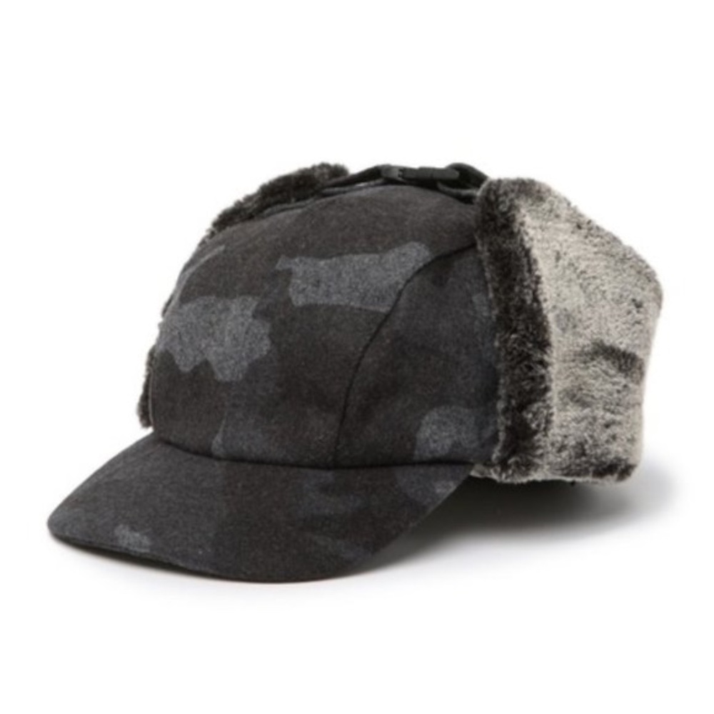 Public Opinion Camo Faux Fur Hat